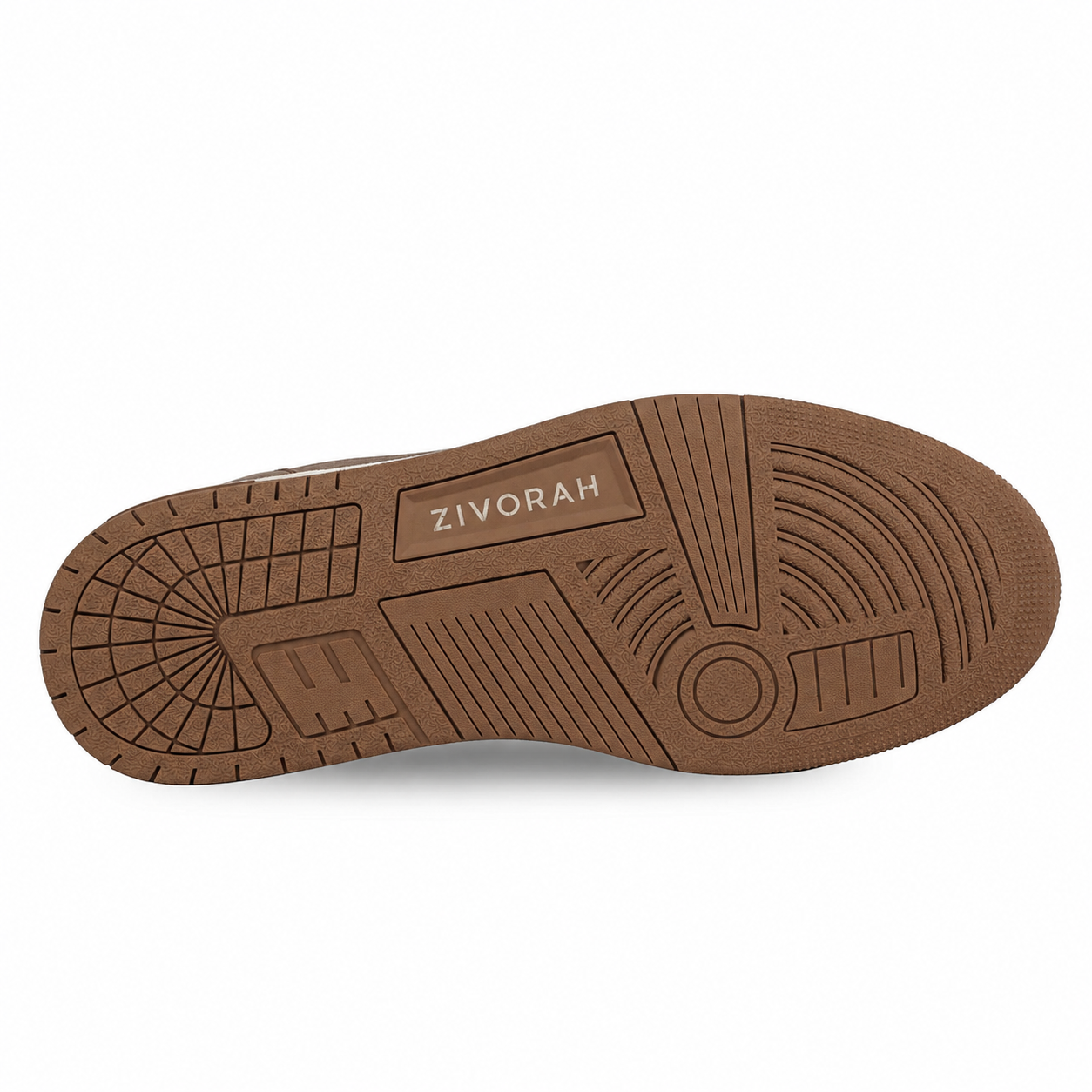 Zivorah Men Brown Genuine Leather Sneaker